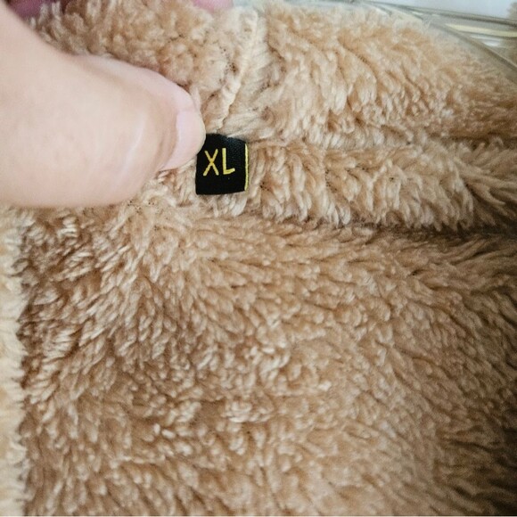 Tribal Print Soft Shell Hooded Jacket Men's Sz XL Sherpa Lined Pockets Full Zip - Picture 8 of 10